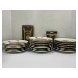 LARGE LOT OF HANDPAINTED BAVARIA GERMANY 7 1/2"