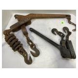 LOT OF 2 DURBIN CHAIN BINDERS