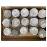 LOT OF 50 ATLAS ZINC CANNING JAR LIDS