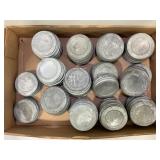 LOT OF 50 ATLAS ZINC CANNING JAR LIDS
