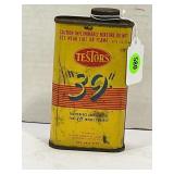 TESTORS "39" MODEL ENGINE AVIATION FUEL TIN