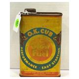 O.K. CUB GLOW FUEL MINIATURE ENGINE TIN