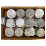 LOT OF 50 ZINC BALL CANNING JAR LIDS