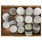 LOT OF 50 ZINC BALL CANNING JAR LIDS