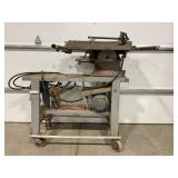 DELTA/MILWAUKEE TABLE SAW WITH ROLL AROUND STAND