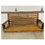 WOOD PORCH SWING