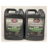 LOT OF 2 GALLON STP AUTOMATIC TRANSMISSION FLUID