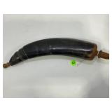 POWDER HORN - ROUGHLY 14" OVERALL LENGTH