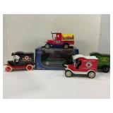 JOHN DEERE, PEZ, TEXACO, AND RED CROWN DIE CAST