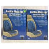 LOT OF 2 SADDLEMAN BUBBLE MASSAGE SEAT CUSHIONS -