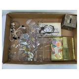 LOT OF ASSORTED COSTUME JEWELRY, VINTAGE EYE