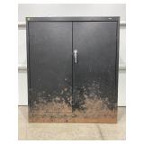 TENNSCO 2 SHELF METAL CABINET - 36" X 18" X 42"