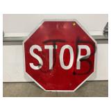 METAL STOP SIGN - 30" X 30"