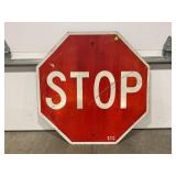 METAL STOP SIGN - 30" X 30"
