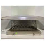 STAINLESS STEEL CHIMNEY CAP - BASE OPENING IS 18