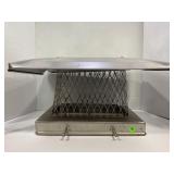 STAINLESS STEEL CHIMNEY CAP - BASE OPENING IS 14"X