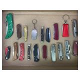 LARGE LOT OF ASSORTED POCKET KNIVES - POCKET