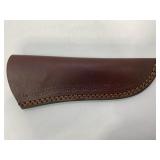 CUSTOM LEATHER KNIFE SHEATH - 7"