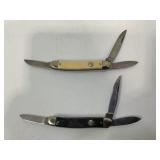 LOT OF 2 CUTCO 3 BLADED FOLDING POCKET KNIVES