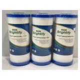 LOT OF 3 BRIGHTIFY SEDIMENT WATER FILTERS - 10" X