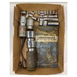 LOT OF ASSORTED SOCKETS - SOME CRAFTSMAN & NAPA,