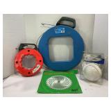 IDEAL ELECTRICAL STEEL TAPE - LOT OF 2 AND BRUSH