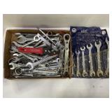 LARGE LOT OF ASSORTED WRENCHES - SOME CRAFTSMAN