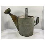 GALVANIZED WATER CAN STAMPED 8