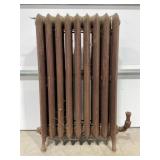 ANTIQUE CAST IRON REGISTER - 24" W X 38" T X 9" D