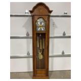 HOWARD MILLER GRANDFATHER CLOCK - 17" X 11" X 78"