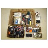HUGE LOT OF ASSORTED MODELS, MODEL PARTS, BOXES