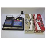 TOP-O-MATIC CIGARETTE MACHINE WITH FILTER TUBES