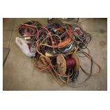 LARGE PILE OF ELECTRICAL WIRE
