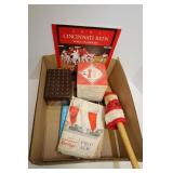 CINCINNATI REDS MEMORABILIA - MINI BAT, WRIST