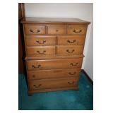 8 DRAWER CHEST WITH MATCHING 9 DRAWER DRESSER AND