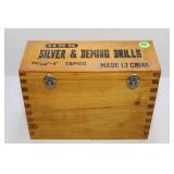 HSS SILVER & DEMING DRILL BIT SET WITH WOOD CASE