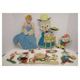 1951 WALT DISNEY CINDERELLA FAIRY LAND WALL PIN