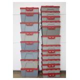 21 TOOLBOX STYLE BOLT ORGANIZERS - ASSORTED SIZES