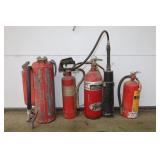 LOT OF 4 FIRE EXTINGUISHERS