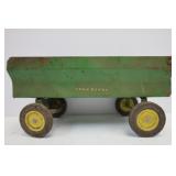 ERTL? JOHN DEERE STEEL PRESSED FARM WAGON -