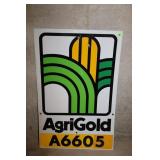 AGRIGOLD METAL SEED FIELD SIGN - 18" X 28"