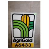 AGRIGOLD METAL SEED FIELD SIGN - 18" X 28"