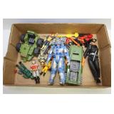 LOT OF VINTAGE G.I. JOE ACTION FIGURES AND