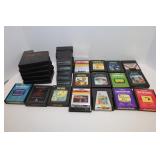 LARGE FLAT OF ASSORTED ATARI GAMES