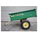 JOHN DEERE 2 WHEEL UTILITY PULL BEHIND LAWN