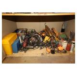 CONTENTS OF SHELF IN GARAGE CABINET - ELECTRIC