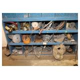 METAL GARAGE/INDUSTRIAL 18 HOLE BOLT BIN WITH