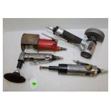 LOT OF 4 PNEUMATIC GRINDERS & CUT OFF WHEELS