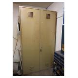 METAL 2 DOOR GARAGE/INDUSTRIAL CABINET - CONTENTS