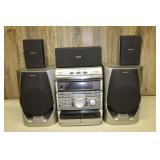 SONY STEREO SURROUND SOUND SYSTEM WITH SPEAKERS